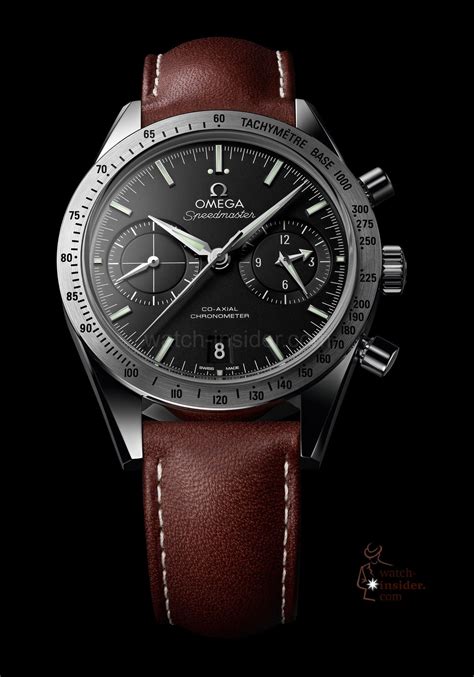 omega watch brown leather strap